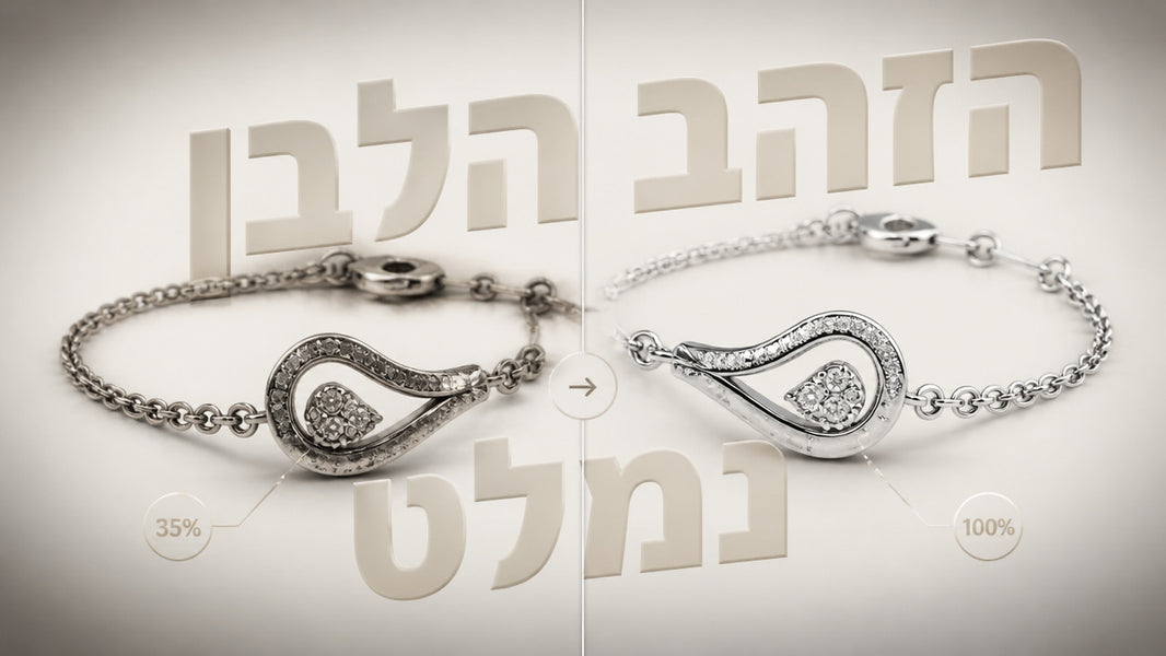 תכשיטי זהב לבן: המדריך המלא לרכישה נכונה ב-2026