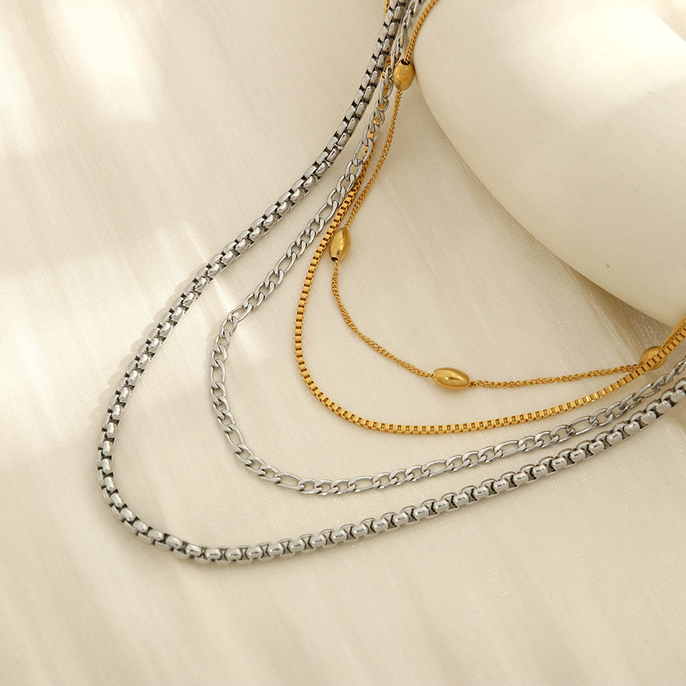 מארז 4 שרשראות ״ענבל״ | לוק חדש בכל יום - Pura Vida