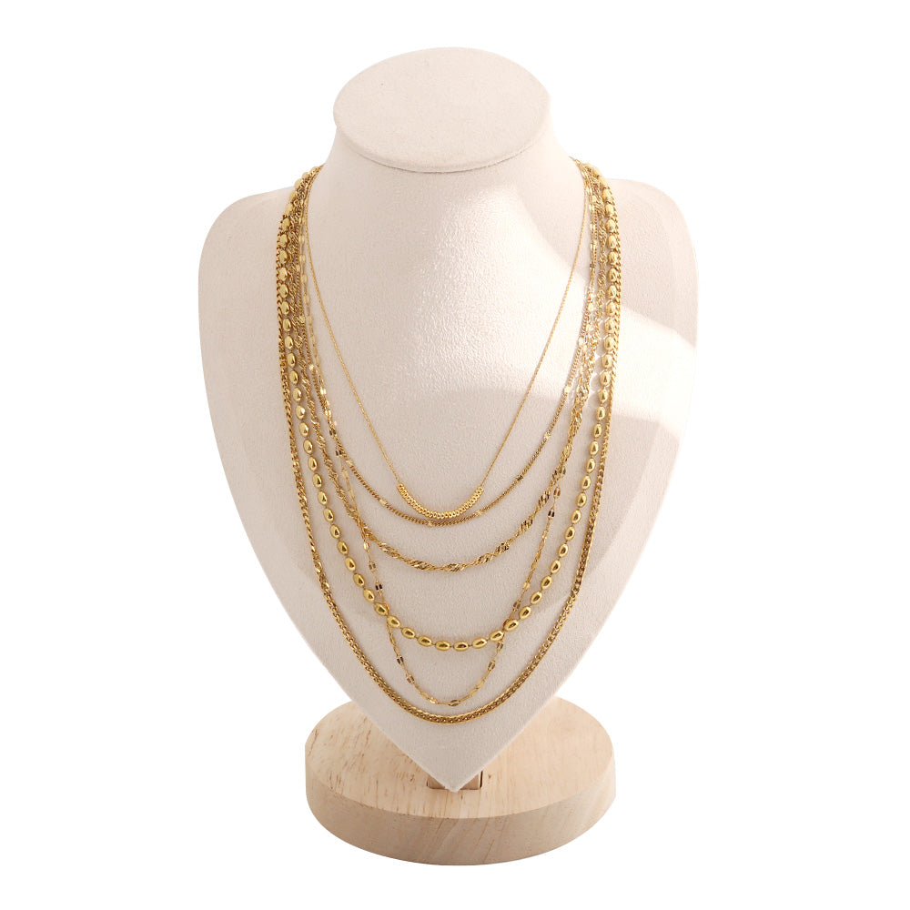 מארז 6 שרשראות הטרנדי ״לורין״ | לוק חדש בכל יום - Pura Vida